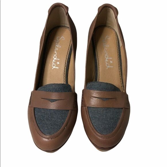𝅺🆕 Splendid Logan Wedge Pump Perry Loafer Leather - Picture 7 of 8